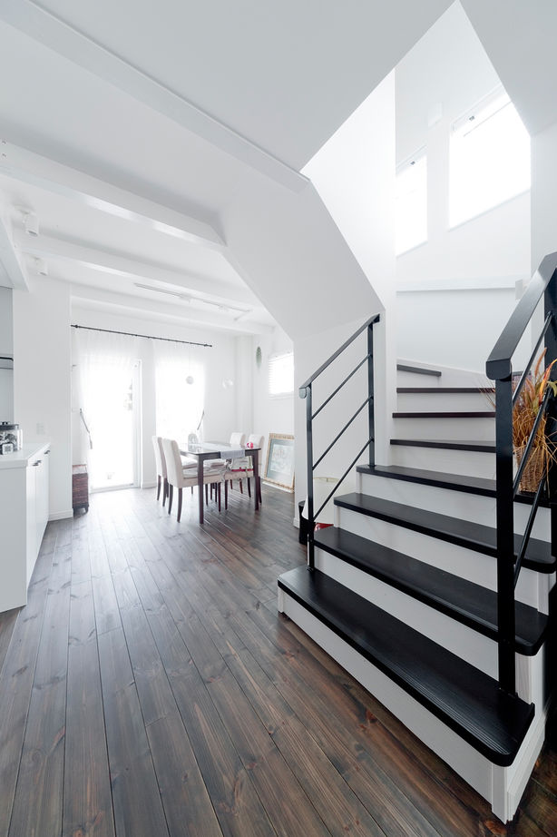 モコハウス 【西宮市/シンプルモダン/20坪台】アメリカでの快適な暮らしを日本でも。生活動線に配慮したモダンな住まいの建築実例画像3