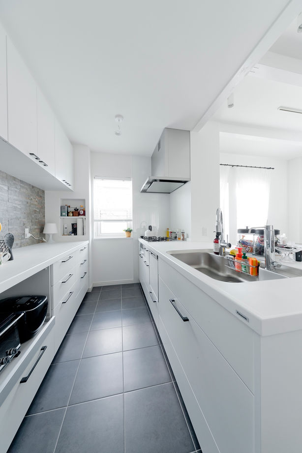 モコハウス 【西宮市/シンプルモダン/20坪台】アメリカでの快適な暮らしを日本でも。生活動線に配慮したモダンな住まいの建築実例画像6