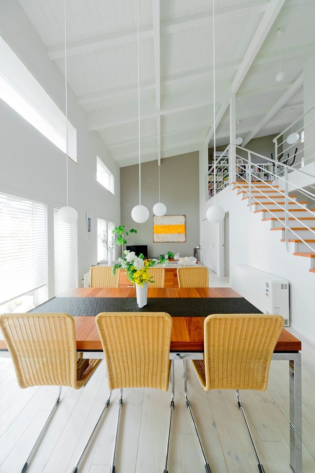 モコハウス 【川西市/北欧モダン/40坪台】暮らしていたドイツと同様の快適性を求めて。室内全体で光を共有する住まいの建築実例画像3