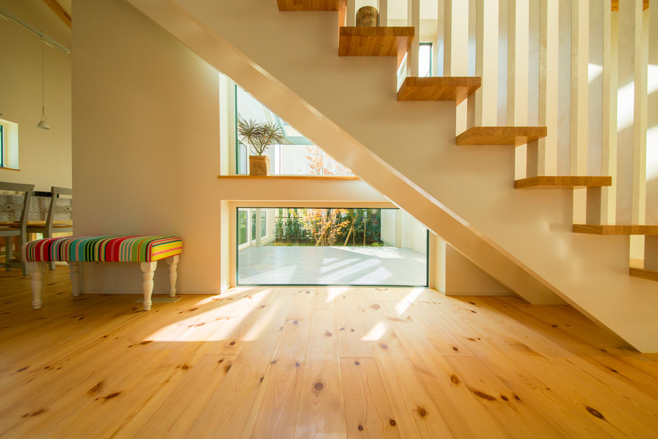 モコハウス 【川西市/シンプルモダン/30坪台】中庭を中心に配置。室内から庭木や星、月を眺められる住まいの建築実例画像5