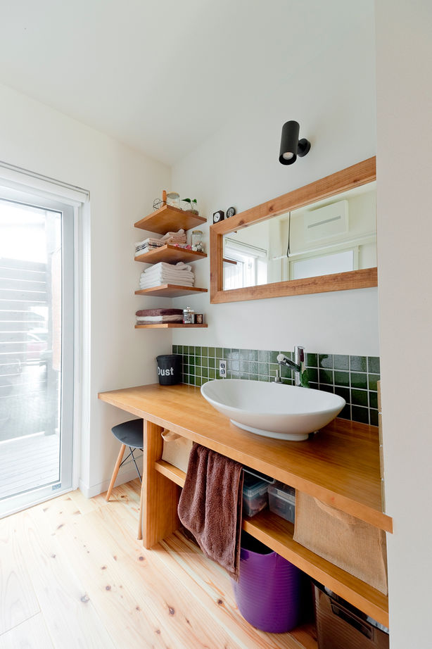 モコハウス 【奈良県/ナチュラル/30坪台】ヴィンテージなインテリアと自然素材でカフェスタイルに。の建築実例画像10