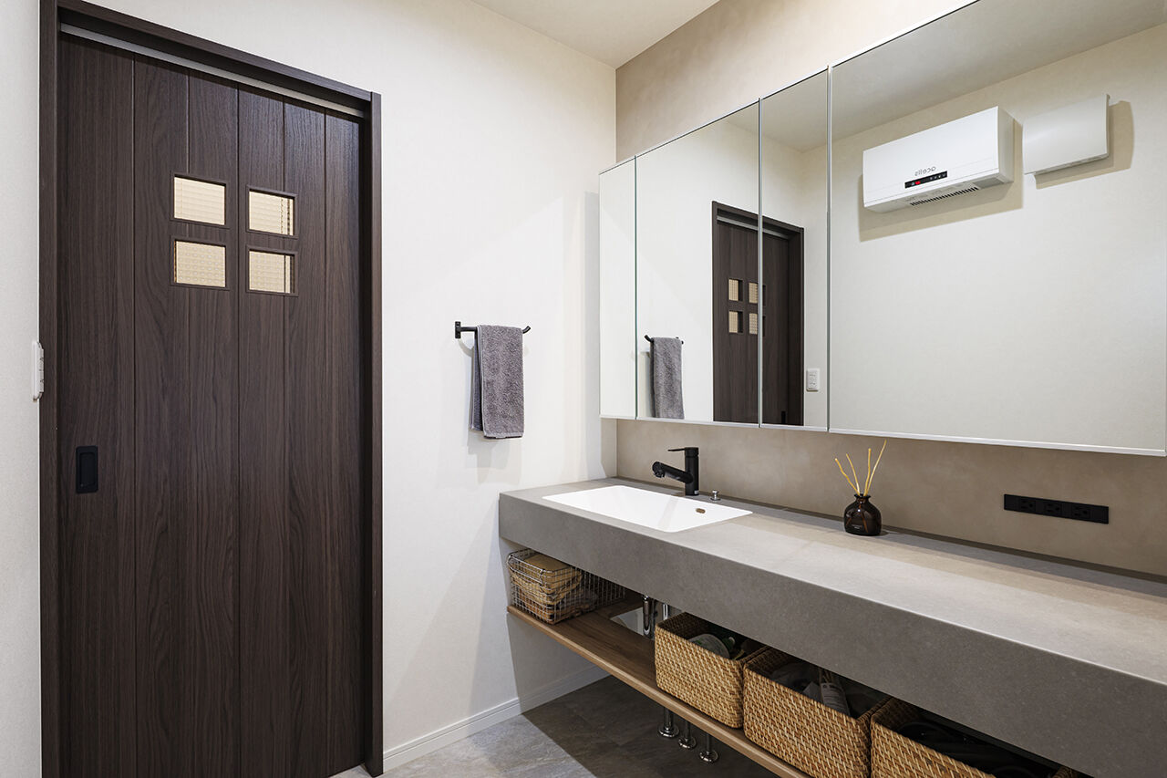 愛和住宅／クレバリーホーム 【愛知県｜2000万円台｜平屋｜間取り有】グレー系インテリアでオシャレに。家事らくも叶えたタイル外壁の家の建築実例画像5