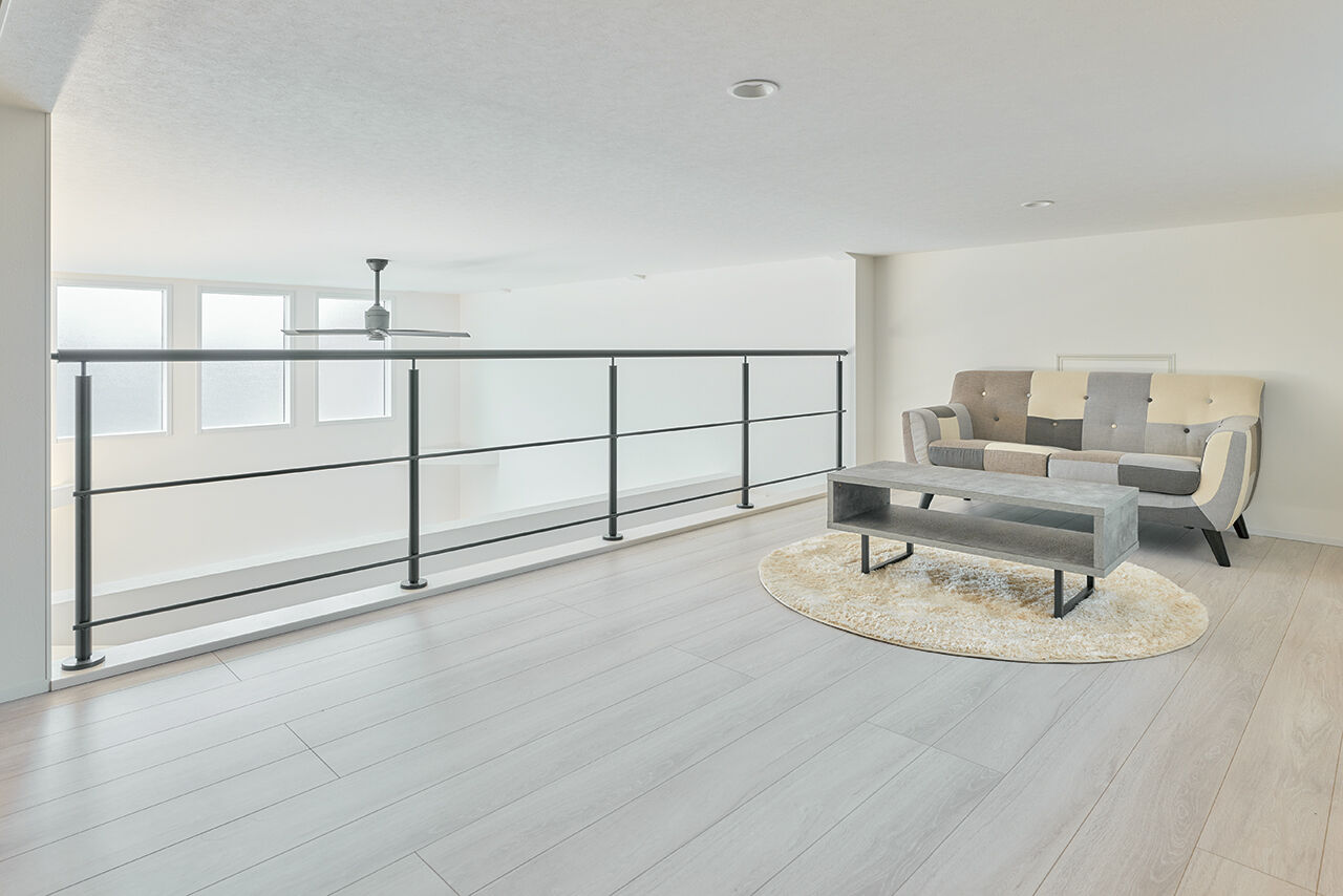 愛和住宅／クレバリーホーム 【西尾市｜平屋｜タイル外壁】勾配天井で開放感たっぷり。家事ラク間取り、全館空調のような心地よさも実現の建築実例画像5