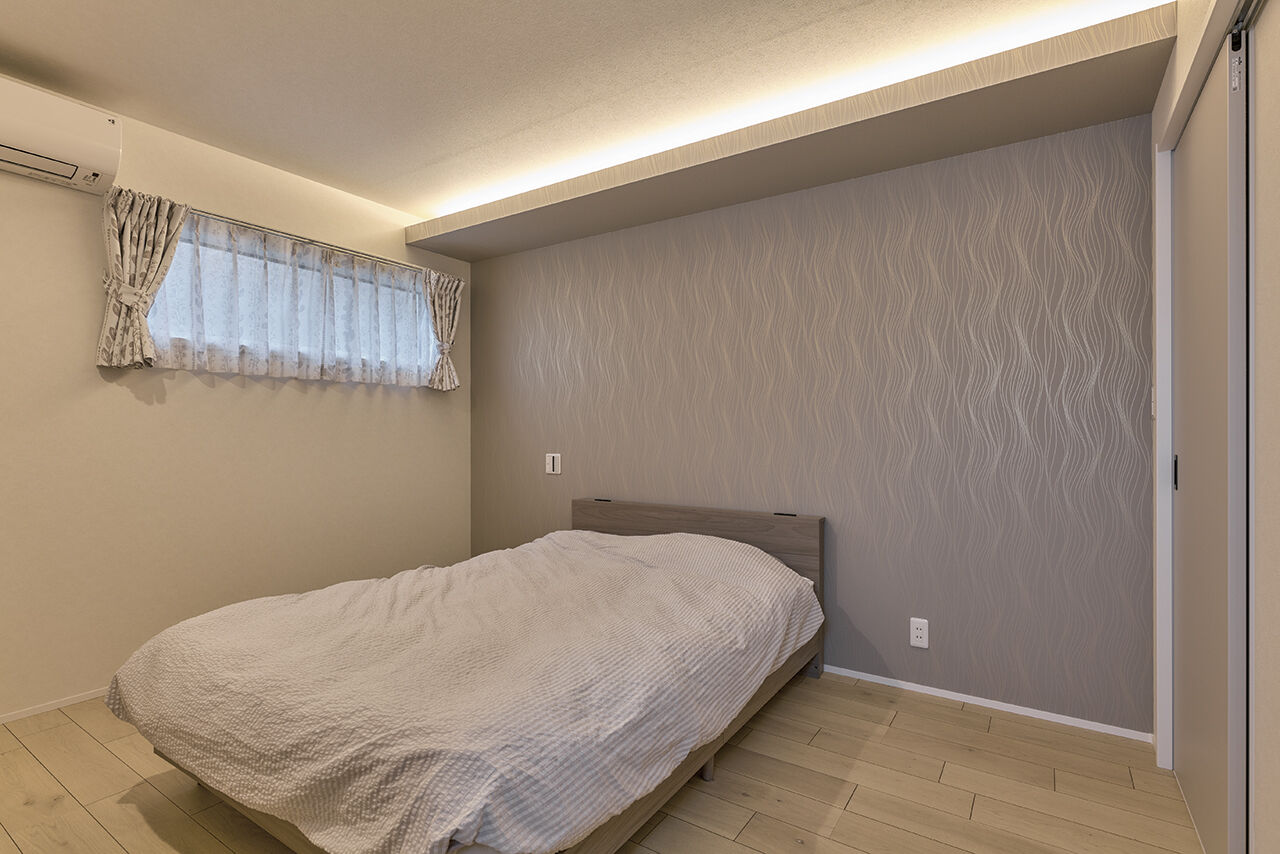 愛和住宅／クレバリーホーム 【西尾市｜平屋｜タイル外壁】勾配天井で開放感たっぷり。家事ラク間取り、全館空調のような心地よさも実現の建築実例画像10