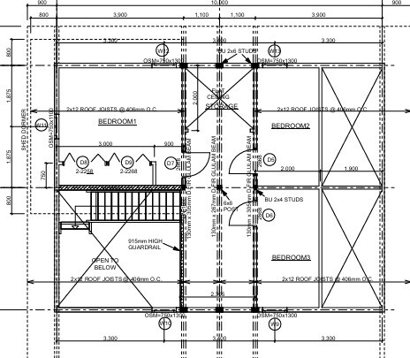 翼住宅（つばさハウジング） 【45坪/4LDK/4000万円台】夢広がる回遊動線子供の遊び場と家事動線を両立した家の間取り図（4LDK）2階