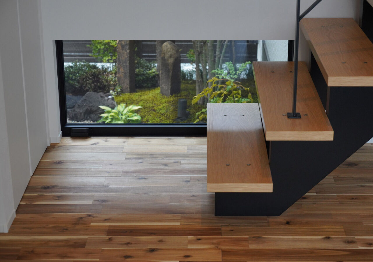 しあわせや/田尻木材 【須坂市/平屋/坪庭/ロフト】心地よさと美しさを大切にした、くつろぎの平屋の住まいの建築実例画像6