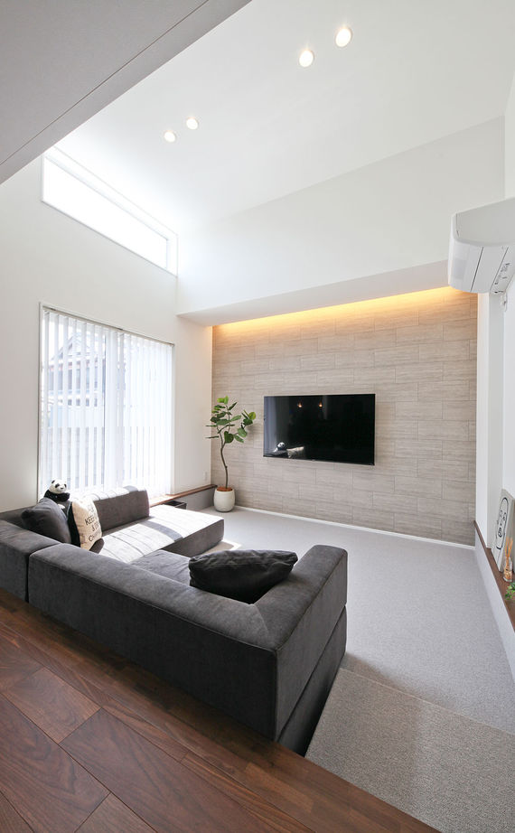 石友ホーム　滋賀支社 【50坪以上の土地/2000万円台/近江八幡市】サンクンリビングにひと目惚れ。完成したお家は「全てが大正解」の建築実例画像3