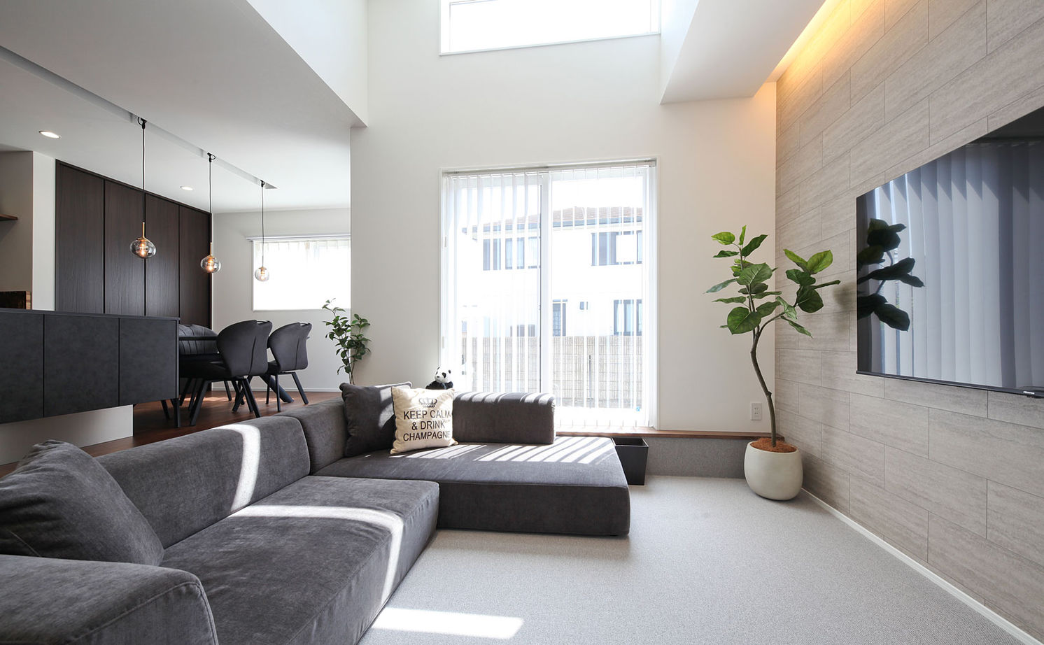 石友ホーム　滋賀支社 【50坪以上の土地/2000万円台/近江八幡市】サンクンリビングにひと目惚れ。完成したお家は「全てが大正解」の建築実例画像4