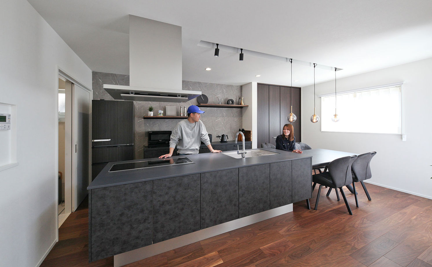 石友ホーム　滋賀支社 【50坪以上の土地/2000万円台/近江八幡市】サンクンリビングにひと目惚れ。完成したお家は「全てが大正解」の建築実例画像5