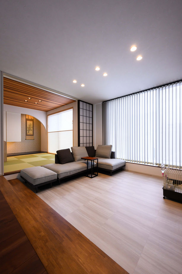 石友ホーム　滋賀支社 【50坪以上の土地/3000万円台/サンクンリビング/間取図】高性能、使いやすい動線で安心して子育てできる家の建築実例画像4