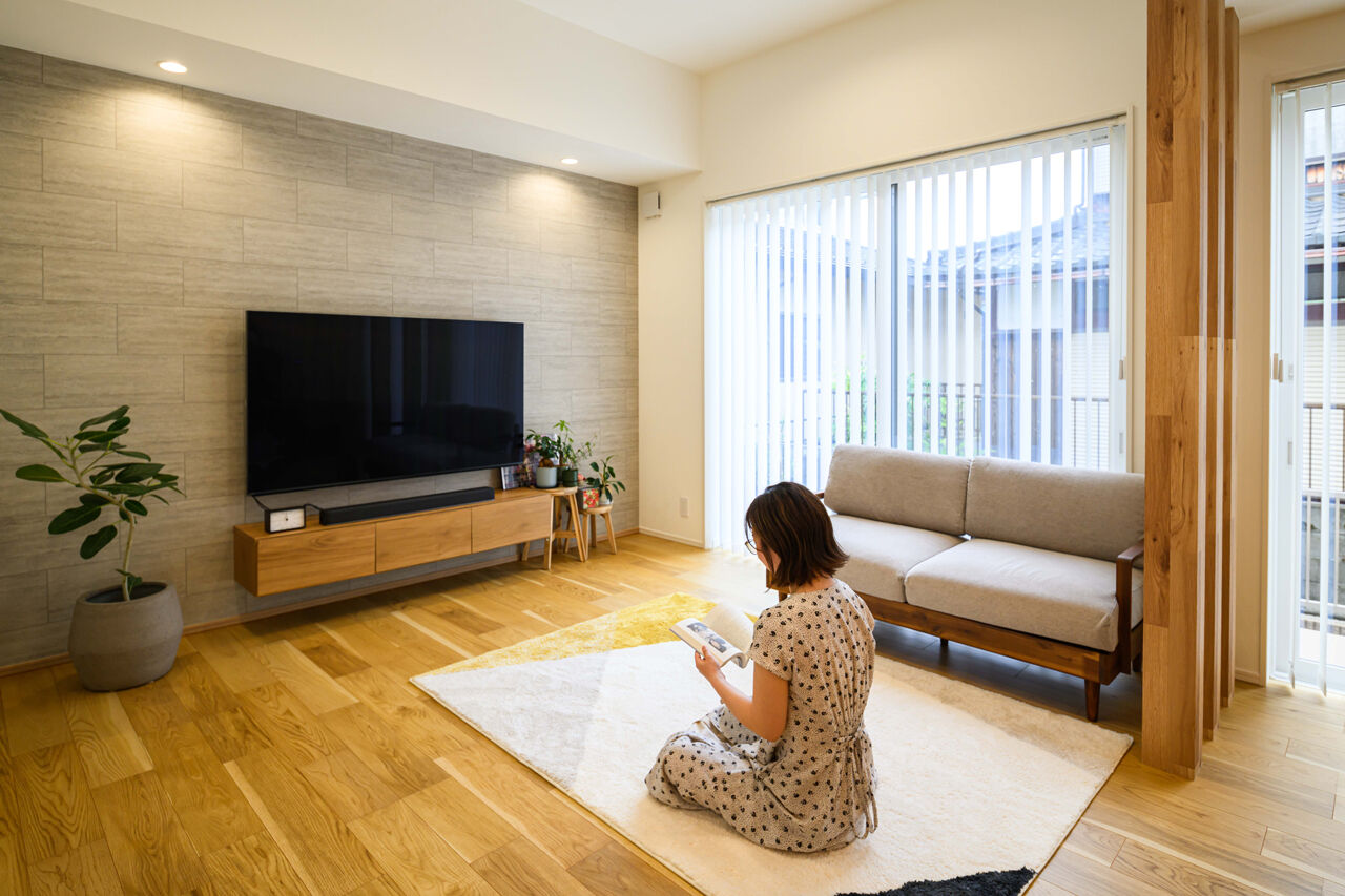 石友ホーム　滋賀支社 【50坪以上の土地/2000万円台/彦根市】回遊動線に広々パントリー。間取りにとことんこだわった家の建築実例画像3