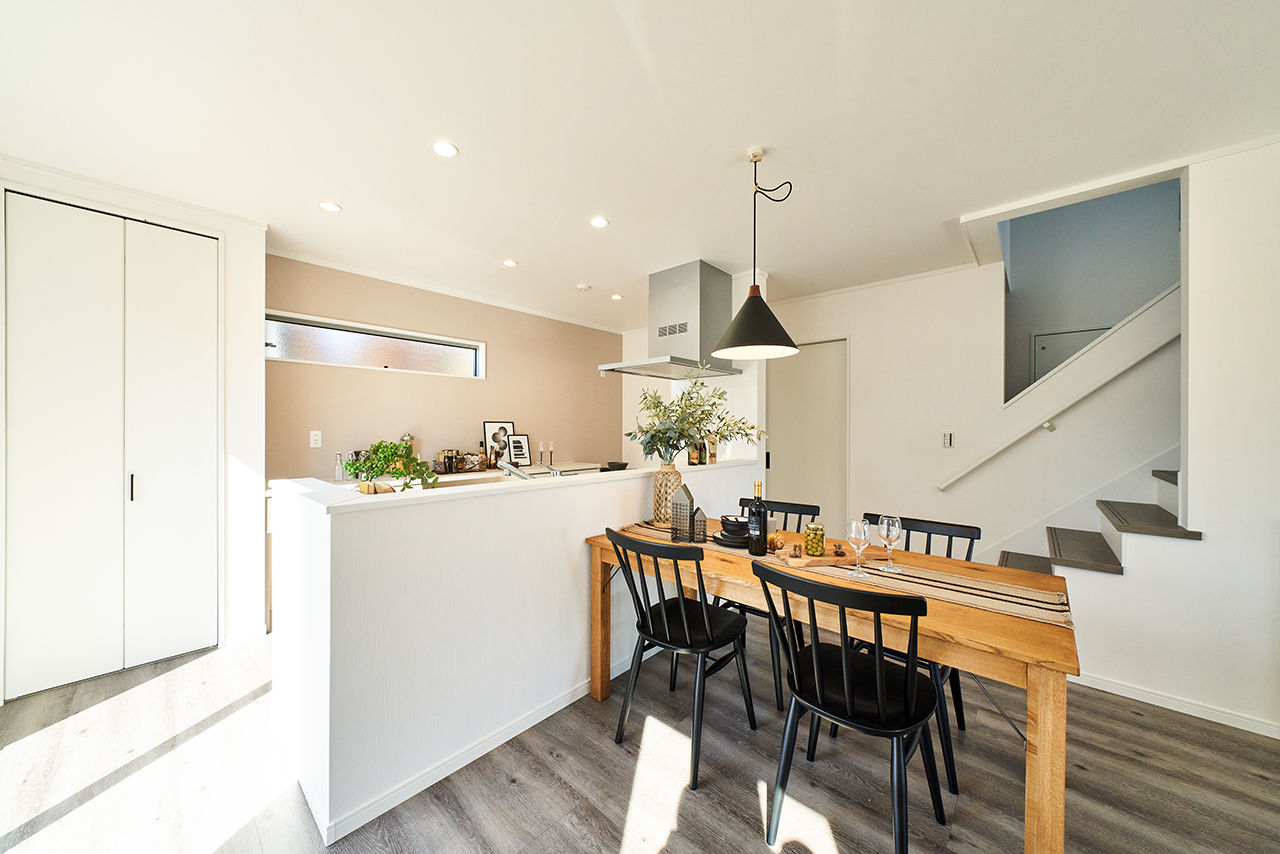 アイキョーホームのガレージハウス 【3364万円／延床34.8坪／間取図】毎日の暮らしをアクティブに。土間とフリースペースのある家の建築実例画像7