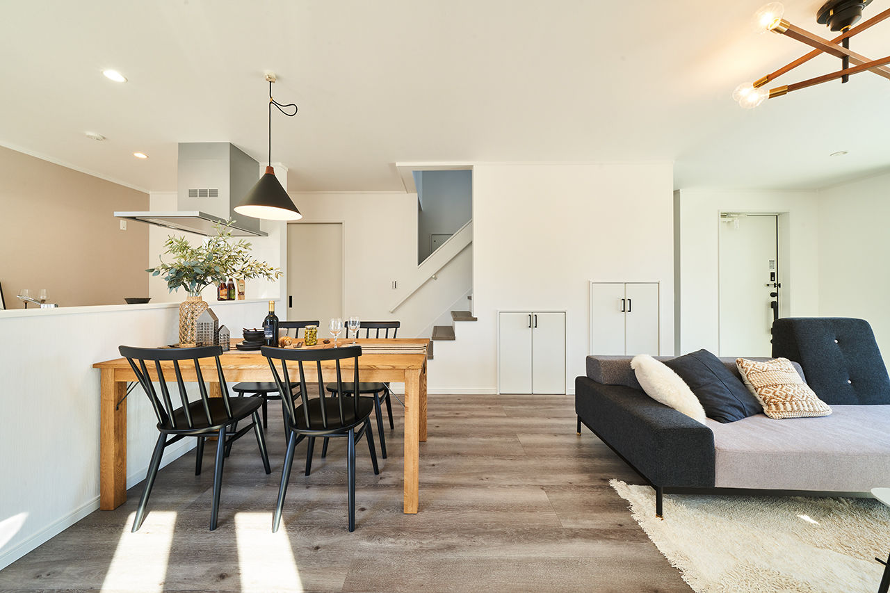 アイキョーホームのガレージハウス 【3364万円／延床34.8坪／間取図】毎日の暮らしをアクティブに。土間とフリースペースのある家の建築実例画像8