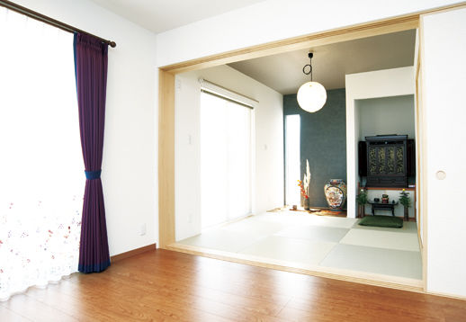 イシンホーム住宅研究会 エネルギー節約売電設計が魅力　4世代が仲良く暮らせる家の建築実例画像4