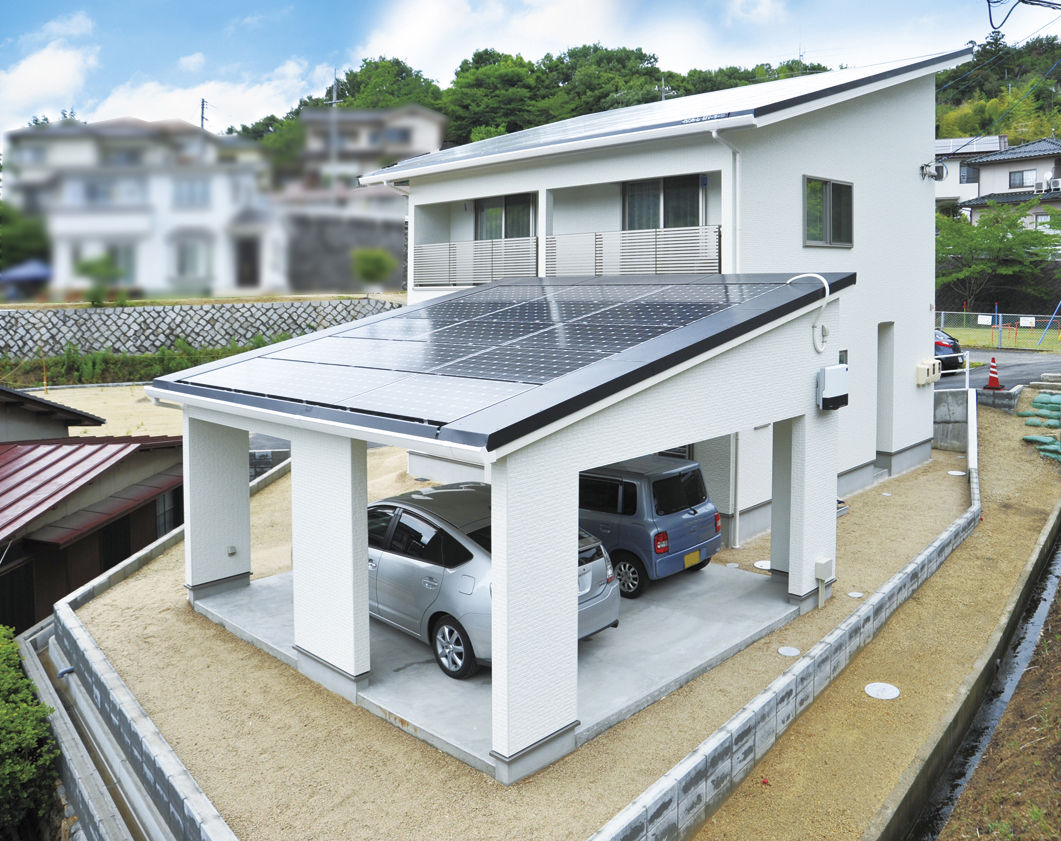 イシンホーム住宅研究会 未来のゼロエネ住宅！太陽光発電16ｋＷ超のうれしい収入つきの建築実例画像1