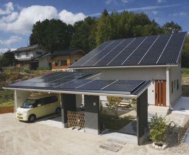 イシンホーム住宅研究会 未来のゼロエネ住宅で光熱費を大きく削減！4か月で39万円超の売電の建築実例画像1