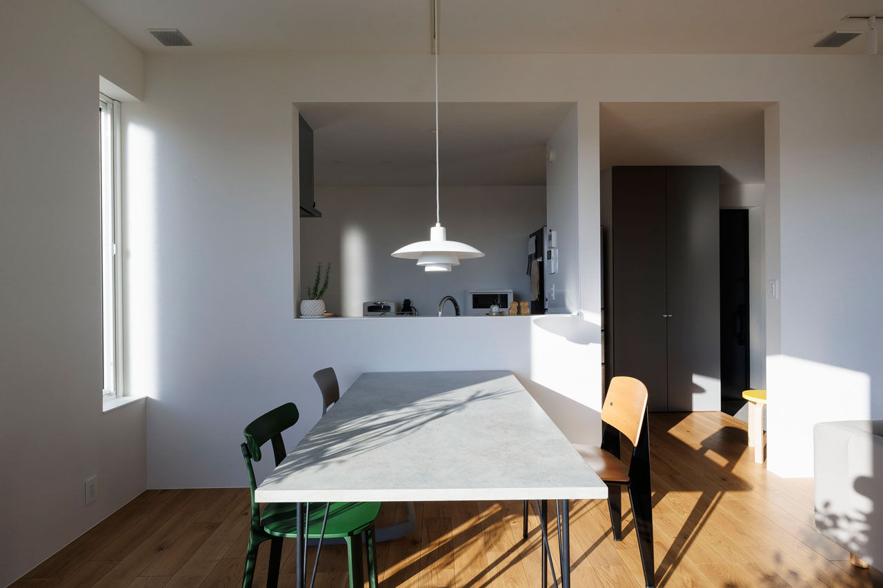 弘信建設 【札幌市/夫婦2人暮らし/間取図有/1LDK+個室2つ＋書斎/風景を取り込む】市街地を一望し静かな時間を楽しむの建築実例画像6