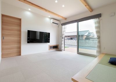 むぎくら 【1500～1999万円/37.8坪/間取り図有】スカイバルコニーやウッドデッキで趣味を満喫できる遊び心詰まった家の建築実例画像4