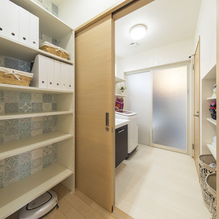 むぎくら 【1,500～1,999万円/36.5坪/間取り図有】ムダのない収納と家事ラク設計が◎スキップフロアの寝室がこだわりの建築実例画像4