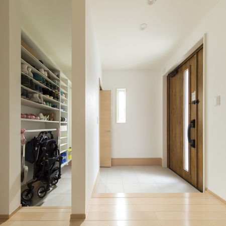 むぎくら 【1,500～1,999万円/36.5坪/間取り図有】ムダのない収納と家事ラク設計が◎スキップフロアの寝室がこだわりの建築実例画像6