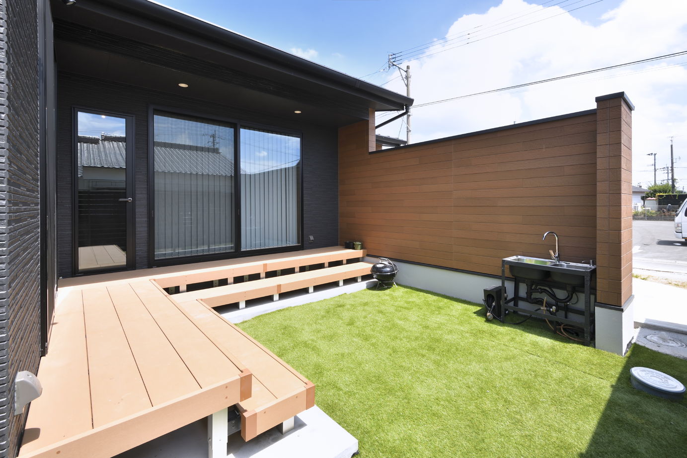 エイト 【桧家住宅】    Court house-コートハウス-中庭のある平屋は観葉植物が映える内観デザインも見所の建築実例画像9