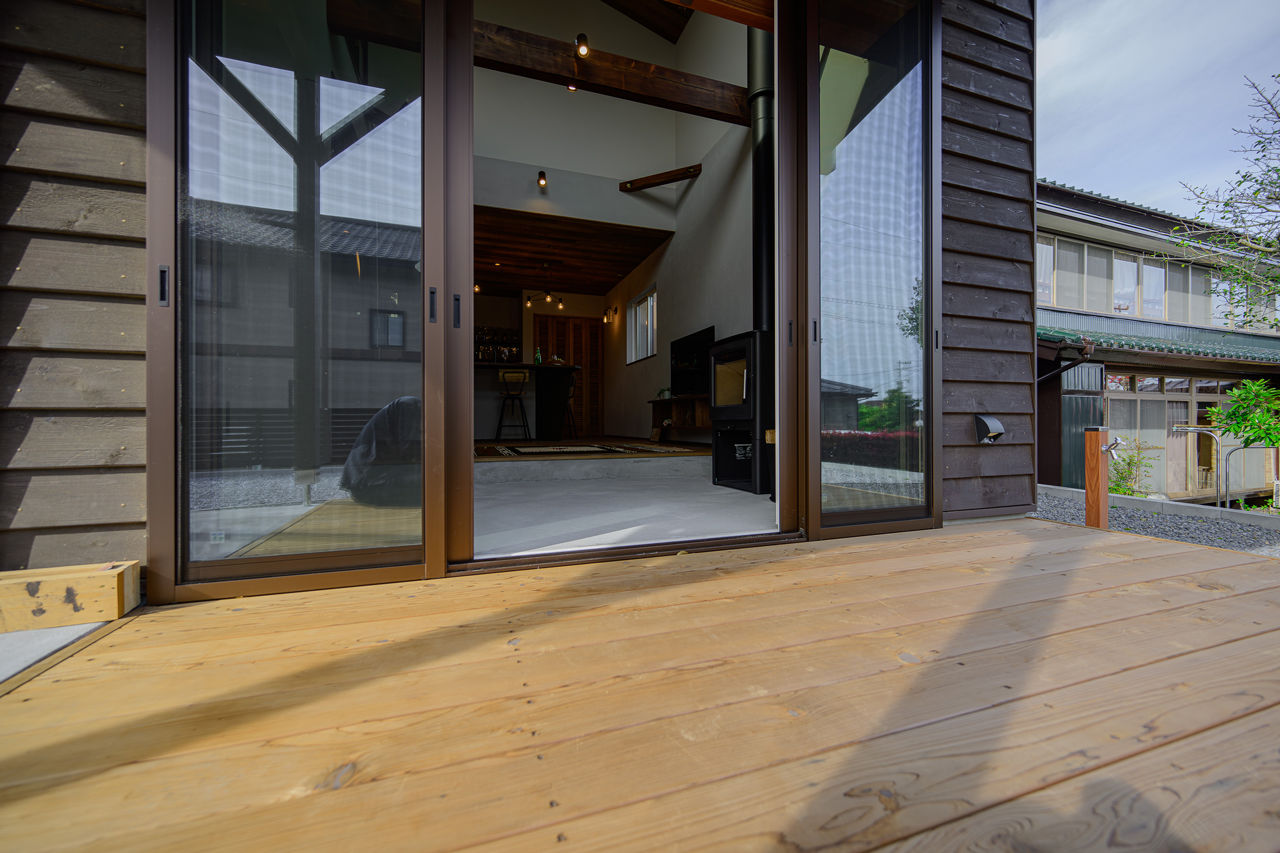 HOLOS HOME（ホロスホーム） 【愛知県|セカンドリビング|薪ストーブ】アウトドアリビングでおうち時間を楽しむブルックリンスタイルの建築実例画像6