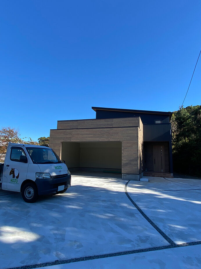 北条建設 【2000～2499万円/ナチュラルモダン】ビルトインガレージとルーフバルコニーのあるリゾートハウスの建築実例画像10