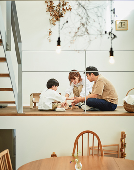 タカノホーム 【土間/吹き抜け】明るすぎず、暗すぎず。「ちょうどいい」が見つかる家の建築実例画像3