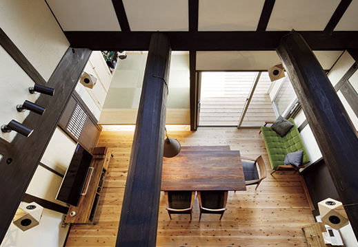 椎葉工務店 【2500万円‐3000万円】思わず見上げる地松の梁に　歳月を経た木の味わいが宿るの建築実例画像6