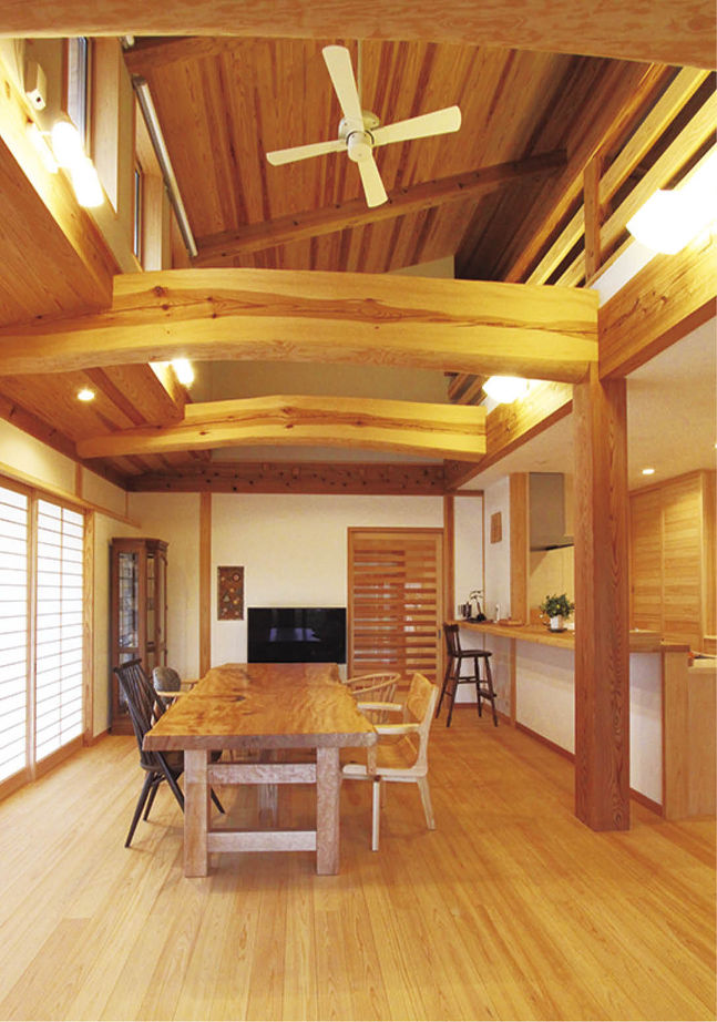 椎葉工務店 【2000万円～2500万円】熟練の技が息づく木の家で静かな時間を愉しみながら暮らすの建築実例画像4