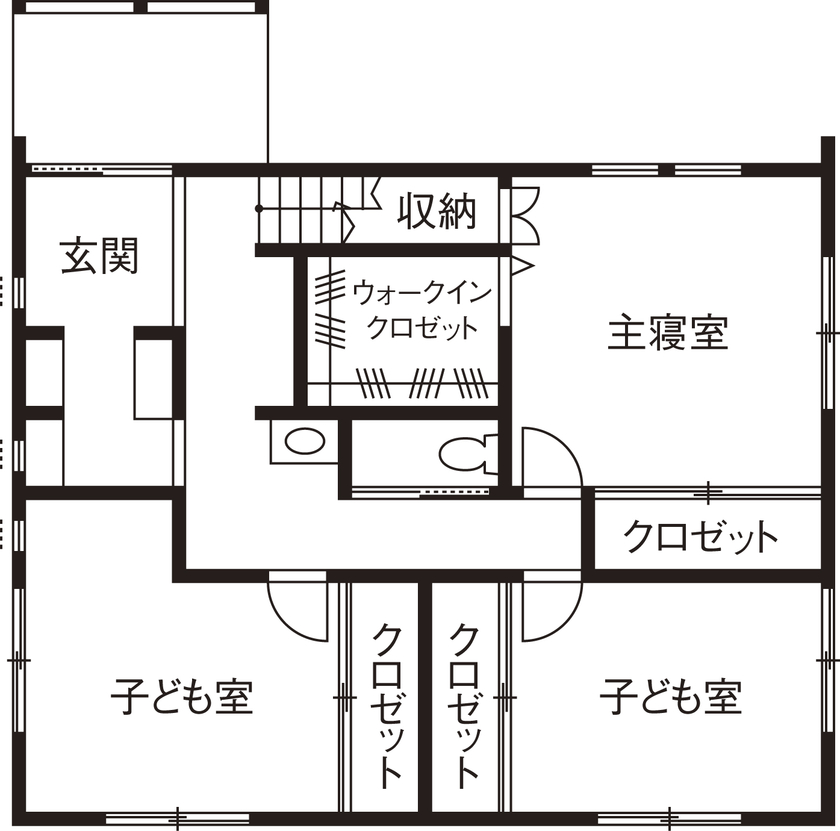 椎葉工務店 【2500万円～3000万円】創作家具やこだわった素材でアンティークな雰囲気の居心地の良い家を実現の間取り図（3LDK）1階