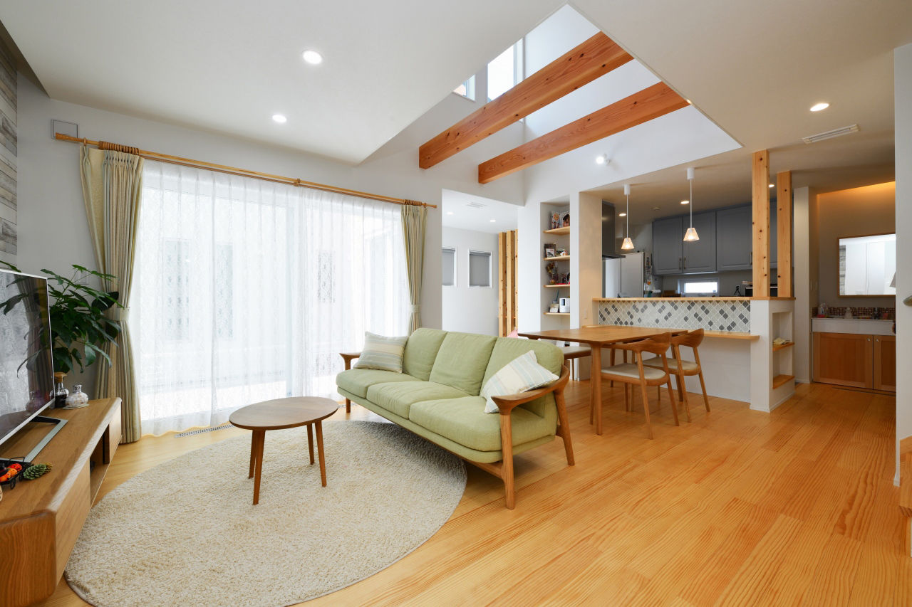 山豊工建　ここすもハウス 【豊川市×1000万円台×間取図あり】新卒4年目の25歳が「土地＋建物＋全館空調」を実現！その方法とは？の建築実例画像2