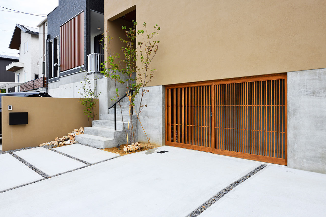 山豊工建　ここすもハウス 【全館空調×吹き抜け大空間×間取図あり】擁壁に頼らず、土地の傾斜を活かしたスキップフロアの家の建築実例画像10