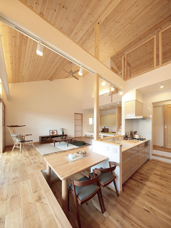 しのだ工務店 【和モダン/平屋/2000万円台】清々しくて、ほっと寛げる。漆喰と無垢材で描くシンプルで真っ白な家の建築実例画像5