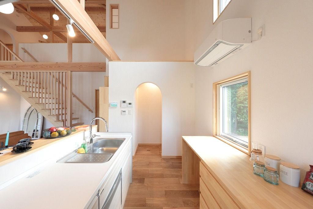 しのだ工務店 【平屋+α/2000万円台】自然に溶け込む心豊かな毎日を。薪ストーブと土間のあるの家の建築実例画像3