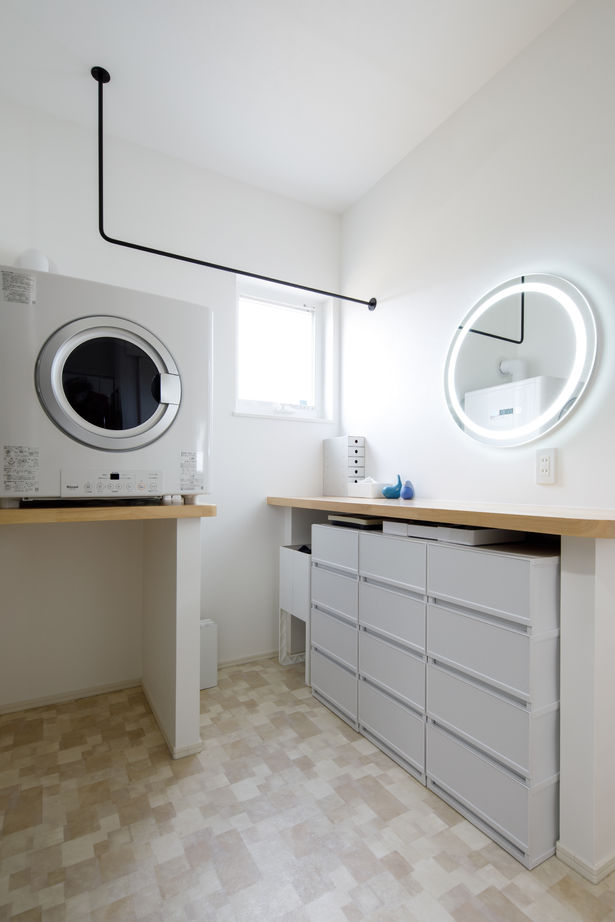 マイホームタナカ 「青空と木目の融合」　美しさと住みやすさを兼ね備えた高性能デザイン住宅の建築実例画像6