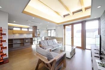 アルファホーム／オーガニックハウス新潟 モダンで優雅かつ上品なデザインの美しい平屋住宅の建築実例画像4