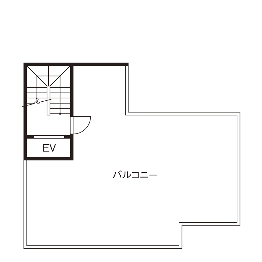 RIPARO 建築デザイナーと実施設計のコラボで、デザインも機能も納得の３階建て二世帯住宅にの間取り図（4LDK）屋上
