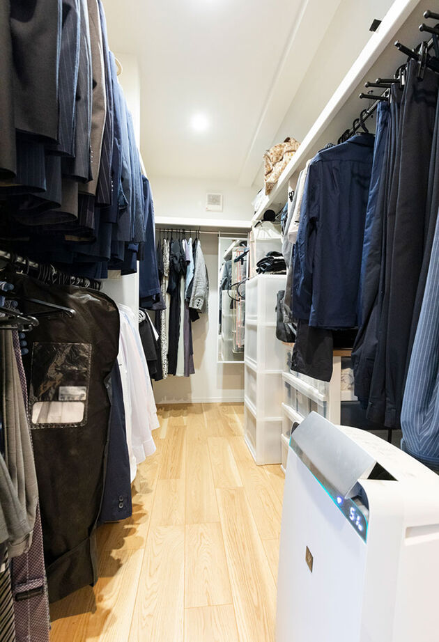 東栄住宅（YUTO-IE） 【延床31.8坪／家事動線／収納／間取図】自分たちのライフスタイルに合わせ、使いやすさにこだわった住まいの建築実例画像7