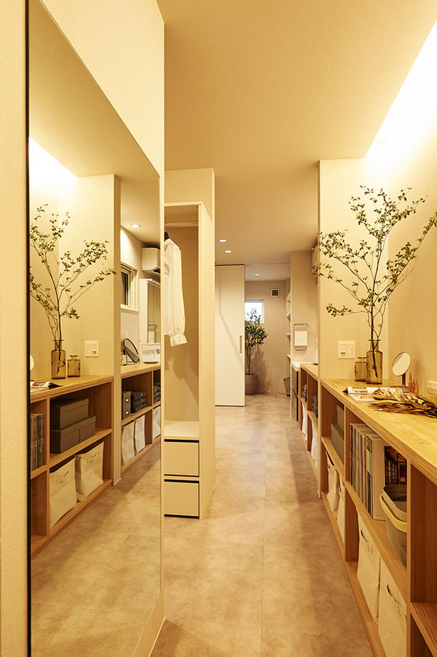 ハウスデザイン建築設計事務所 【3000～3499万円／天童市／2階リビング／ルーフバルコニー】家族と車との暮らしを楽しむインナーガレージの建築実例画像6