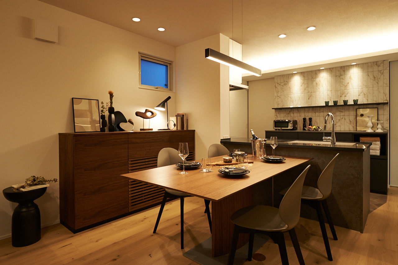 ハウスデザイン建築設計事務所 【2500～2999万円／山形市／高耐震ハイブリットパネル工法】中庭から光を取り込む理想のコートハウスの建築実例画像3