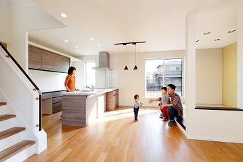 協栄ホーム　奈良店 【33坪1000万円台】香芝市で実現！玄関から水まわりへ直結する、子どもやペットにうれしい動線※間取りありの建築実例画像4