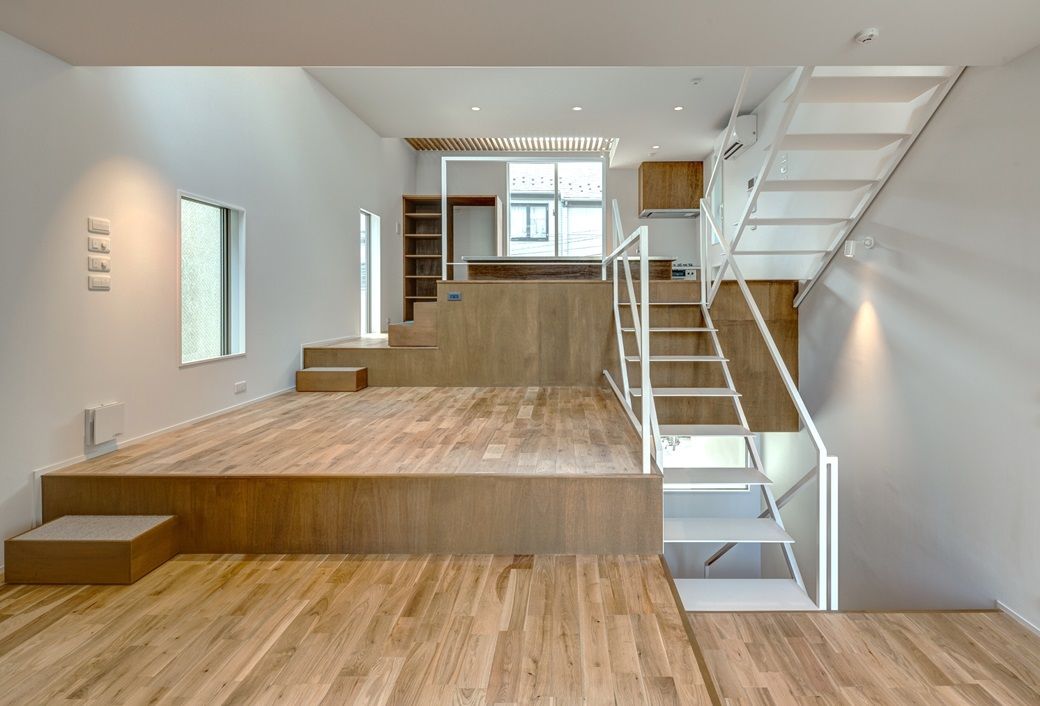 『湘南で家を建てるなら。』 サンキホーム 【ビルトインガレージ/2000万円台/22坪/間取り図あり/狭小地】限られた敷地で実現した、開放感に感動！の建築実例画像2