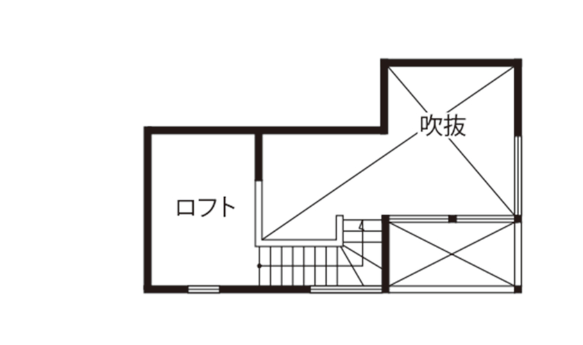『湘南で家を建てるなら。』 サンキホーム 【湘南/藤沢市/1000万円台/31坪/間取り図あり】海から吹く風が毎日、香る。鎌倉漆喰(R)に包まれる暮らし。の間取り図（3LDK）ロフト