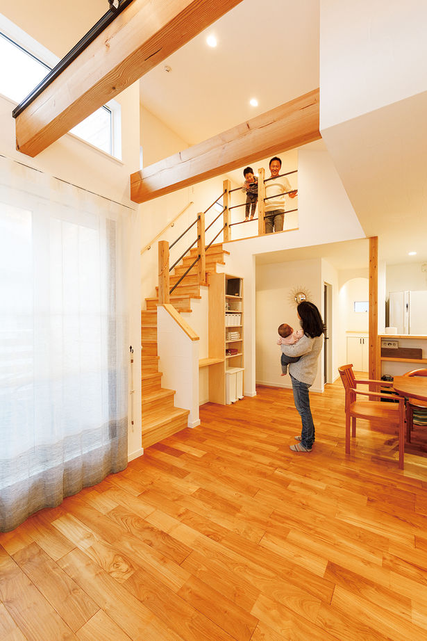 『湘南で家を建てるなら。』 サンキホーム 【湘南/藤沢市/1000万円台/31坪/間取り図あり】海から吹く風が毎日、香る。鎌倉漆喰(R)に包まれる暮らし。の建築実例画像2