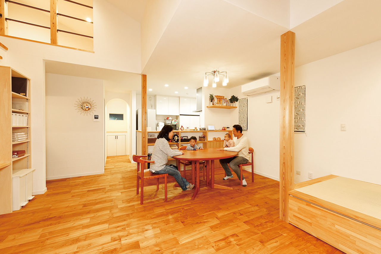 『湘南で家を建てるなら。』 サンキホーム 【湘南/藤沢市/1000万円台/31坪/間取り図あり】海から吹く風が毎日、香る。鎌倉漆喰(R)に包まれる暮らし。の建築実例画像4