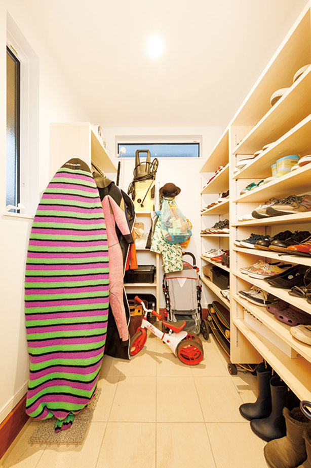 『湘南で家を建てるなら。』 サンキホーム 【湘南/藤沢市/1000万円台/31坪/間取り図あり】海から吹く風が毎日、香る。鎌倉漆喰(R)に包まれる暮らし。の建築実例画像7