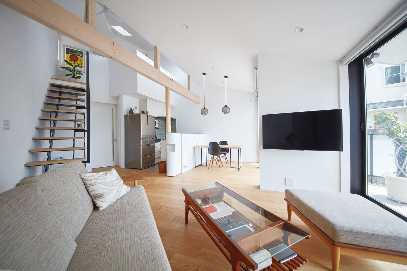 『湘南で家を建てるなら。』 サンキホーム 【湘南/逗子市/2000万円台/24坪/自然素材/間取り図有/海が見える家】高低差のある変形地でも。叶った夢。の建築実例画像5