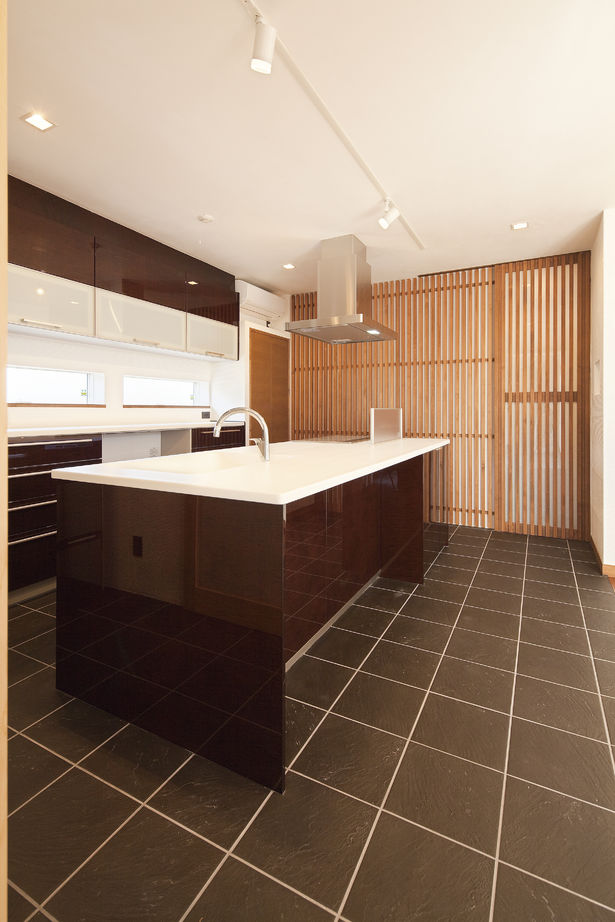 『湘南で家を建てるなら。』 サンキホーム 【湘南/藤沢市/4000万円台以上/61.4坪】光沢や水平ラインが美しい。鎌倉漆喰(R)に包まれる湘南の暮らし。の建築実例画像5