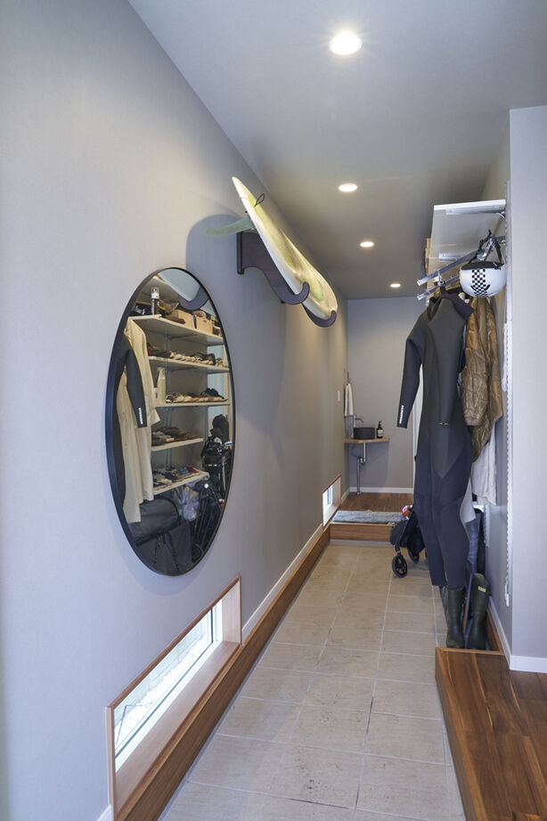 『湘南で家を建てるなら。』 サンキホーム 【湘南/藤沢市/30.3坪/間取り図有】サーフィンライフ＆生活動線にもこだわった自然素材の家の建築実例画像7